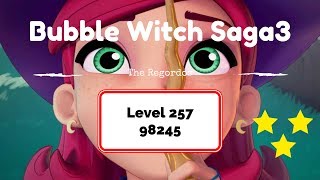 Bubble Witch 3 Level 257 98245 points No Boosters
