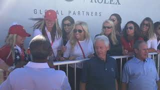 Presidents Clinton, Bush, Obama meets wives, girlfriends of US team