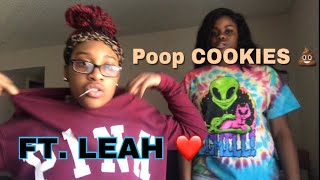 COOKING WITH BURNEY FT. Leah - POOP COOKIES