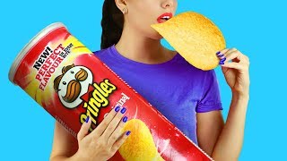 10 DIY Giant Snack vs Miniature Snack / Funny Pranks!