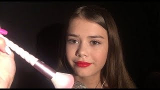 ASMR:MIC BRUSHING AND MOUTH SOUNDS /АСМР:КИСТОЧКИ И ЗВУКИ РТА