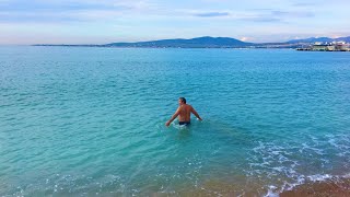 ГЕЛЕНДЖИК. ПОГОДА 26 ДЕКАБРЯ 2019г. КУПАЮТСЯ В МОРЕ!