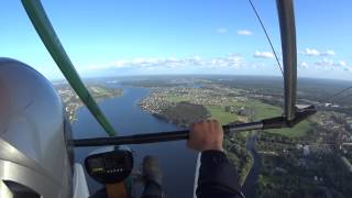 Flight over Riga in Deltaplan