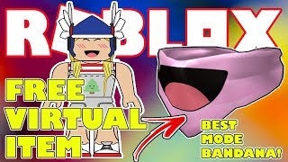 Free Virtual Item in Roblox! - Best Mode Bandana | Roblox Celebrity Series 2 Unboxing - JustMomma
