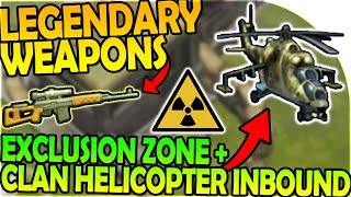 LEGENDARY WEAPON + EXCLUSION ZONE + CLAN HELICOPTER INBOUND- Last Day On Earth Survival 1.6.9 Update