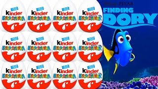 12 Jajko Niespodzianka Finding Dory Kinder Niespodzianki Gdzie Jest Dory Nowy Jajka 2016 po polsku
