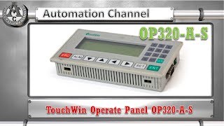 OP320-A-S TouchWin Operate Panel Intro (English)