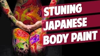 STUNNING Japanese Body Paint (Miss Ko)
