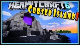 Hermitcraft Season 6: Cursed Portal Island Design!   (Minecraft 1.13 survival let's play Ep.2)
