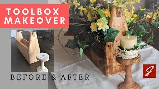 Toolbox Floral Arrangement #flowers #flowerarranging