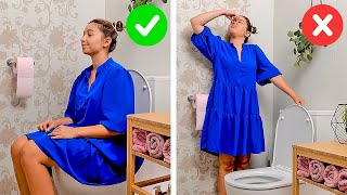 RESTROOM SURVIVAL GUIDE || Bathroom Gadgets and Appliances