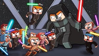 Death Star vs 1000 Minecraft Players! (Star Wars Fan Battle)