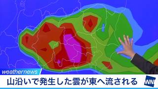 関東 午後は天気急変で雷雨