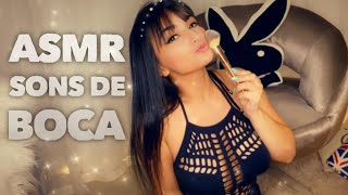 ASMR Binaural - Sons de Boca - Pincel na tela - Fonte de agua