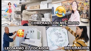 ME FUI DE COMPRAS CON MIS HIJOS+LISTO mi  TOCADOR