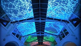 Miguel CHEVALIER Complex Meshes 2016 Bruxelles