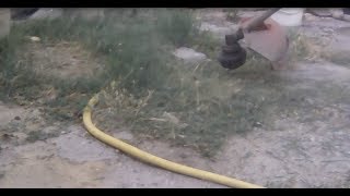 Бутылкорез адвоката Еговова на Казантипе(Делаем леску из бутылок для триммера)
