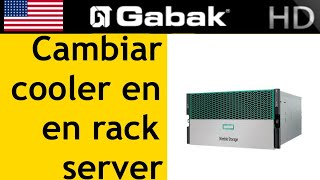 Como cambiar cooler en rack de almacenamiento | Nimble Storage