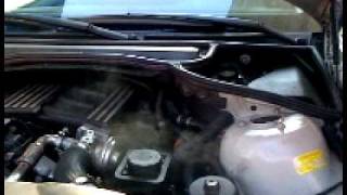 BMW 320d E46 problem morning smoke