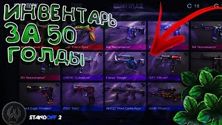 ИНВЕНТАРЬ ЗА 50 ГОЛДЫ!!! ТРАТИМ ГОЛДУ С УМОМ! СКИНЫ НА ВСЕ ОРУЖИЯ! [SO 2]