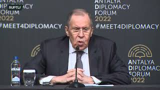 'We don't plan to attack other countries. We did not attack Ukraine' - Russian FM Lavrov.