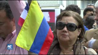 Franceses y colombianos se unen para rechazar atentados terroristas de París