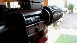 タニオコバ　M4　GBB　30連射テスト＆リコイルテスト