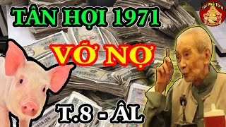 Tử Vi Tháng 8 ÂL Tân Hợi 1971 Ghi Nhớ 3 Điều Này Chắc Chắn Thoát Khổ, Đốt Đen Lấy Đỏ
