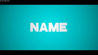 BLENDER 2D INTRO REMAKE PANZOID + DOWNLOAD