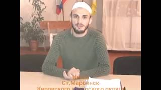 Собрание общины ХНОВ РД В Ставрополье.  Ст. Марьинск Кировского городского округа