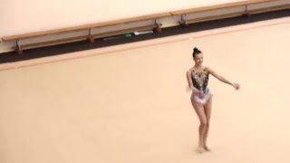 Селезнёва Екатерина, булавы. 28.01.16. Художественная гимнастика