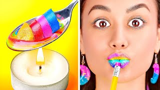 IDE MAKEUP DIY SERU || Cara Keren Memperbaiki dan Menggunakan Kembali Makeup oleh 123 GO Like!