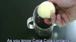 coke and  egg experiment