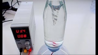 Как сделать электрическую торнадо лампу?/Making an electric tornado lamp