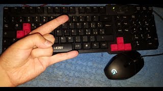 Unboxing & Recensione: TASTIERA GAMING MARVO K201.