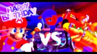 Mario and Sonic VS Bowser and Eggman in SSBU!!!! BIRTHDAY SPECIAL