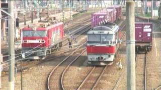 函館五稜郭駅構内貨物列車入替作業VOL.1