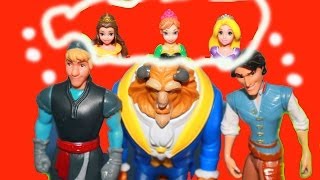 Prince Hang Out while Anna, Belle, Rapunzel Girls Night Out PART 2