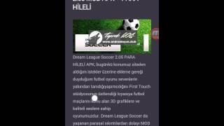 Dream league  soccer  para  hileli apk nasıl indir