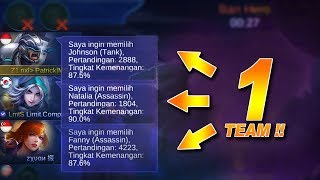 PATRICK, ZXUAN, COMPANY, dan BOWO Dalam 1 TEAM Mobile Legends.!!