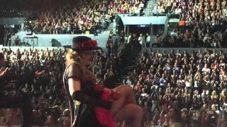 Madonna Live in Auckland Rebel Heart Tour 2016 Hits Medley & Crowd interaction
