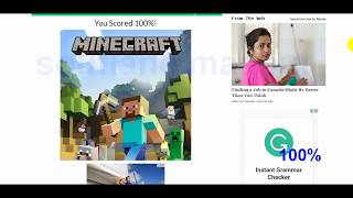 Ultimate Minecraft Quiz Answers 100%