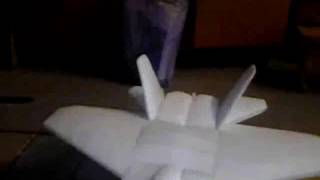 F22 Raptor из потолочной плитки продолжение часть 2