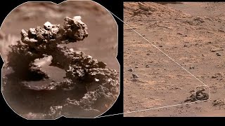 Марсоход Curiosity обнаружил объект причудливой формы (Фрагмент - Шампо)