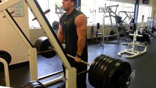 700 lb Shoulder Shrugs 10 reps