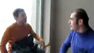 Ladder beatbox with Vakhtang-Битбокс,дуэт на Лестнице Вахтанг