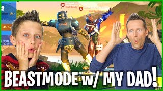 DUOs With My DAD and NEW BEASTMODE SKIN!