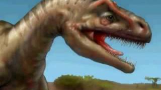 Allosaurus - dinosaur speed painting by Martin Missfeldt