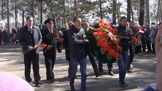 Лесосибирск Митинг 9 мая 2016 проводился где Памятник погибшим в Великую Отечественную войну