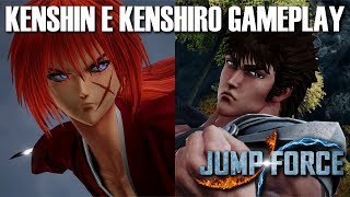 A GAMEPLAY DOS KENS, KENSHIN E KENSHIRO | Jump Force Beta Aberta